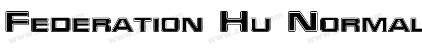 Federation Hu Normal字体转换